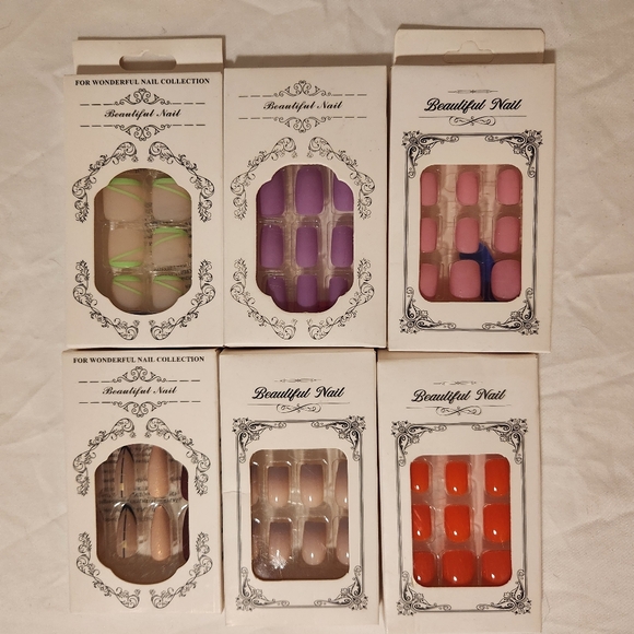 FINAL PRICE 14 pc. Lot Press On Nails - Picture 2 of 5